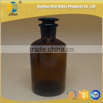 250ml amber color narrow mouth regaent glass bottles