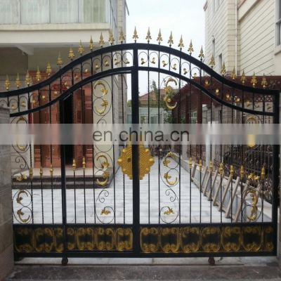 Luxury wrought iron grill main gate designs for door