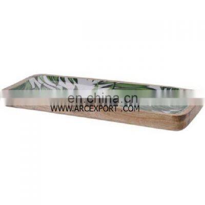 long wooden tray