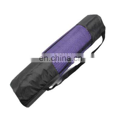 2021 Eco Friendly Custom Net Gym Travel Packing Black Foldable Carrying Yoga Mat Bag