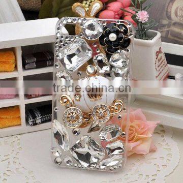 DIY mobile phone case accessories Rhinestone Pumpkin carriage decorations