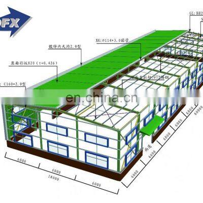 Low Price Economical High Security High Strength Factory Director Pre Fabricated Steel Structural Warehouse Drawing Dwg