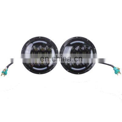 Car Lights Led Headlight With Halo Ring for Jeep jk Led Head Lamp photo-3