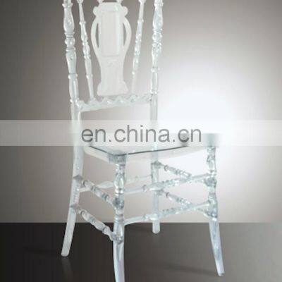 Modern design stackable plastic chair elegant plastic garden chair