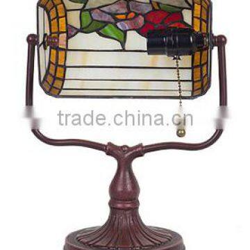 Tiffany Lamp Butterfly Bank Lamp Stained Glass Reading Glass Table Lamp Tiffanylamp photo-4