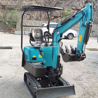 1ton Mini rubber tracked digger crawler hydraulic excavator for sale