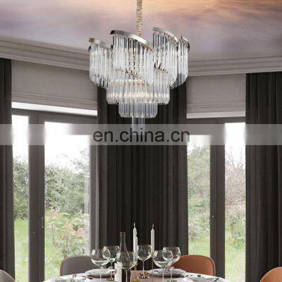 HUAYI High Lumen Customized Chandelier Crystal Lamp Hotel Modern Decoration Crystal Chandeliers