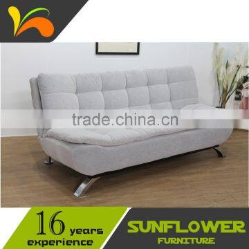 Modern Home Furniture Fabric Double Cushions Sofa Cum Bed Designs photo-4
