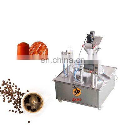 Foshan Jike Bee Good Quality Nespresso Coffee Capsule Filling and Sealing Machine Coffee Pod Packing Machine