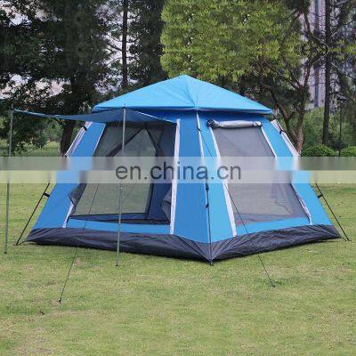 Outdoor High Quality 3-4 Person Automatic Camping Tent Quick Opening Waterproof Tent Double Layer Family Party Tent photo-3