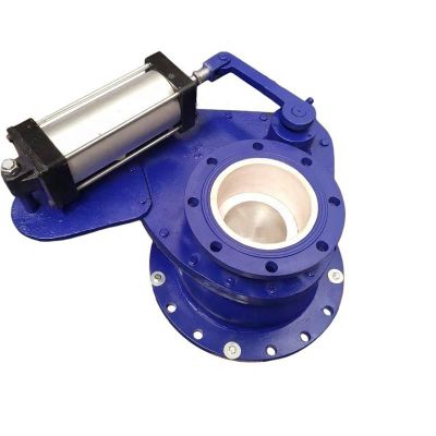 Pneumatic ceramic feed rotary valve grinding disc valve rotary ceramic feed valve