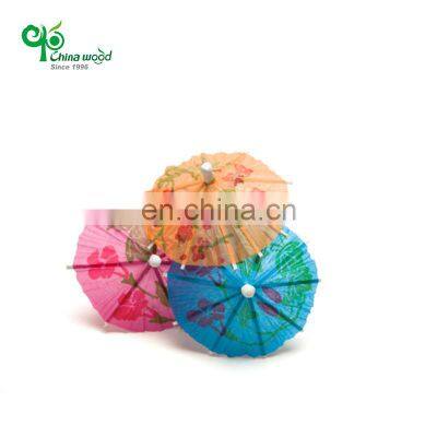 Yada Factory Wholesale Bamboo Umbrella Toothpicks Blue Cocktail Decoration For Wedding photo-4