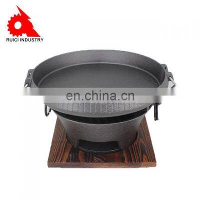 mini cast iron Charcoal fire barbecue oven barbecue grill