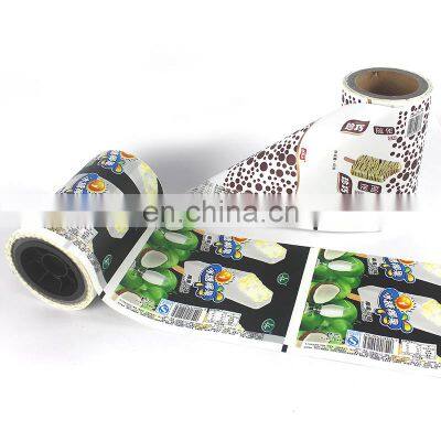Custom Printed Coffee Sachet Ice Cream Popsicle Flexible Packaging Roll Film photo-4