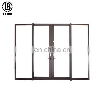 Powder Coating Aluminium Door Thermal Break Insulated Glass Aluminum Frame Swing Door