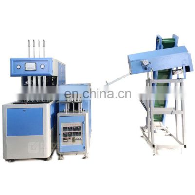 4 cavity semi automatic pet bottle blow blowing molding machine for filling line