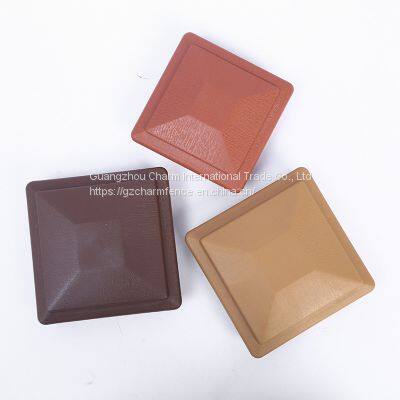 Guardrail Post Cap Spot Wholesale Scenic Spot Riverway Imitation Wood Guardrail Post Cap Fence Cover Yard Guardrail Post Cap photo-3