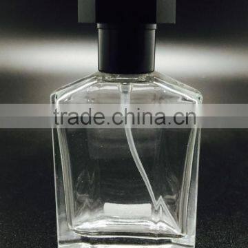 25ml Simple Square Glass Perfume Bottle with cap