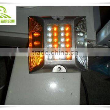 Factory direct tunnel safety use high brightness LED wired aluminum road stud