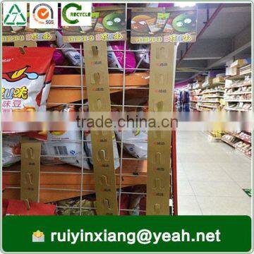 store hanging display strip with clip with logo printed customized RYX-CS015