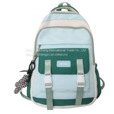 New Nylon Student Schoolbag Student Large Capacity Leisure Backpack