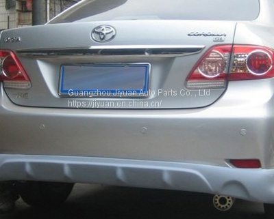The Toyota Corolla Car is Surrounded by a 11-13 Carora Front and Rear Spoiler Skirt photo-2