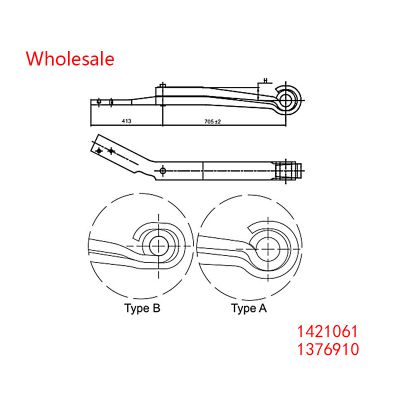 1421061, 1376910 Heavy Duty VehicleRear Axle Wheel Spring Wholesale For Scania