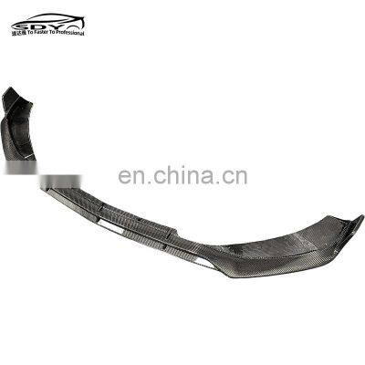 W206 High Quality Carbon Fiber BB Style Front Lip Front Bumper Lip Splitter For Mercedes Benz W206 C Class