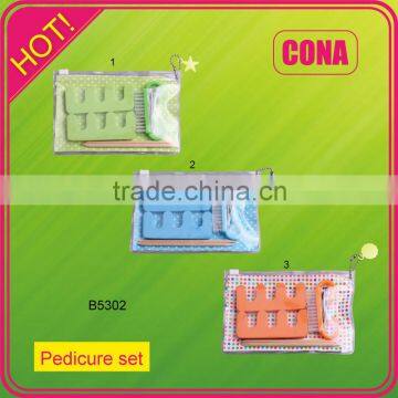 wholesale personlized pvc pouch pedicure set