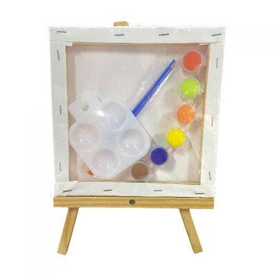 DIY Kit Hand-painted Acrylic Painting Colorful Craft Blank Canvas Kids Painting Art Custom Brush Drawing Artist Boards photo-3