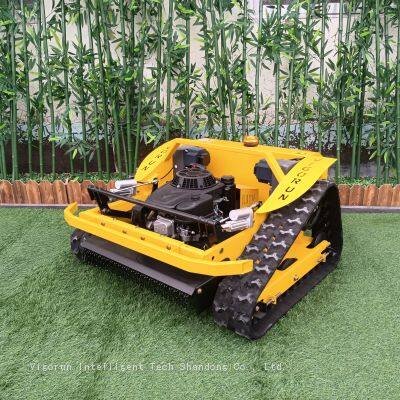 robot slope mower, China brush mower for slopes price, remote control hillside mower for sale
