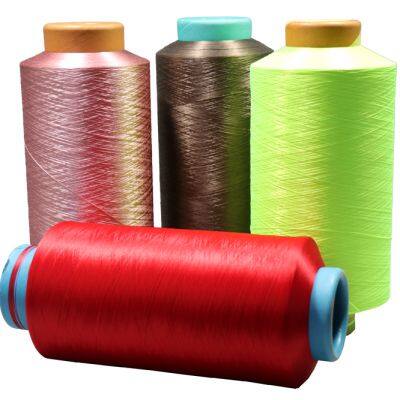 Circular Knitting Yarn DTY75/72/2 S+Z SD SIM LIM HIM  Polyester Filament Yarn Dope Dyed Yarn