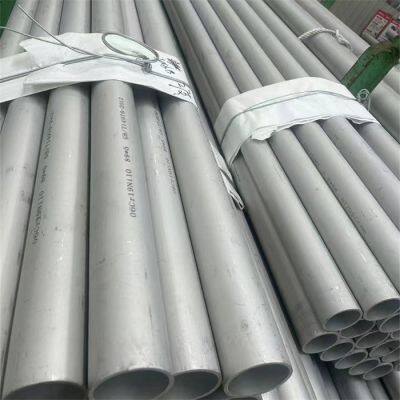 Tubo de aço inoxidável 06Cr19Ni10 durável com vários tamanhos e espessuras para aplicações de encanamento industrial photo-1