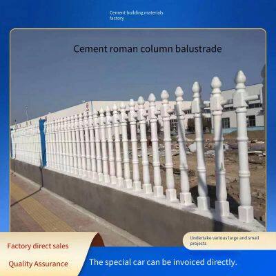 Precast Concrete Vase Columns and Roman Columns for Factory Wall Railings, School Courtyards, Villa Compound Walls, and European-style Fences photo-5