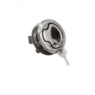 Wholesale Marine Grade Steel Deck Hatch Turning Lock Lift Handle Hatch Lock With Lift Key photo-2