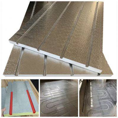 Plaque en mousse d'aluminium professionnelle pour systèmes de chauffage par le sol sec