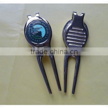 high quality durable factory price zinc alloy golf club metal golf divot