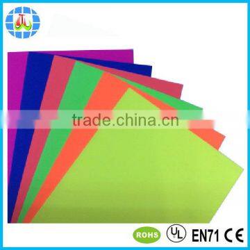 A4 size fluorescence foam sheet in bright color