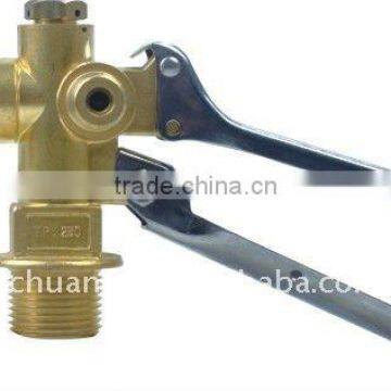 CO2 fire extinguisher valve