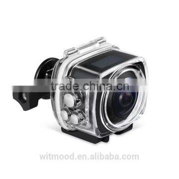 WITMOOD 360 Camera 360 Degree Panorama Action Camera Wifi Portable Mini Camcorder Outdoor Sport Wide-Angle Video VR Camera