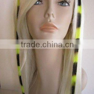 New Fashion Clip In Feather Hair Extension 100% Remy Hair