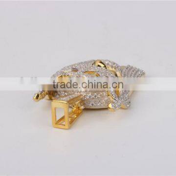 Micro Set 925 Silver Jesus Face Pendant 2015 Hip Pop Jewelry photo-4