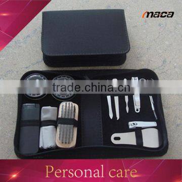 OPC004 hot sell professional shoe care kit shoe shine kit with pedicure sets