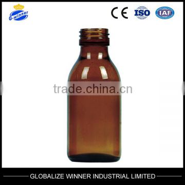 100ml Amber Glass Bottles for Syrup STD PP 28mm