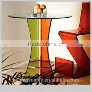 popular fashion shape tables crylic furniture