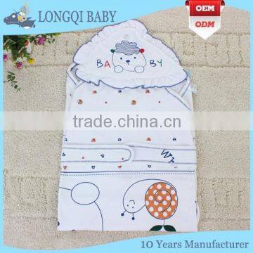 TT-LZ-041 Wholesale Soft Cotton Baby Swaddle Wrap Blanket photo-5