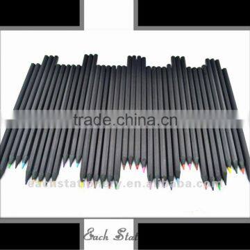 Hot Sales 7' HBwooden black personalized colored black pencils