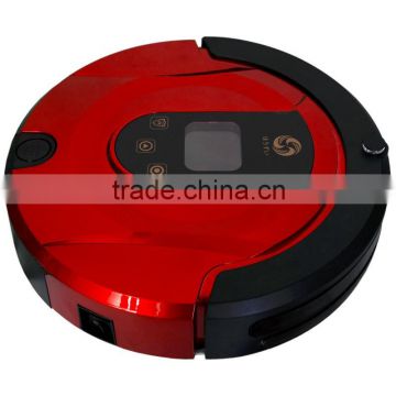 Red Housekeeping Auto Recharge wet and dry Robot Cleaner