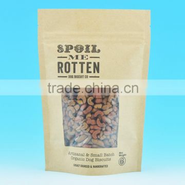 brown kraft paper bag with clear window manufacture