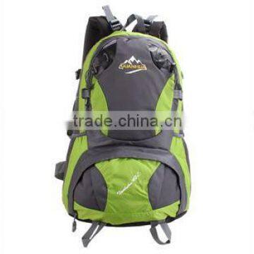 Fashion large capacity travel sports backpack, nylon waterproof fabric backpack